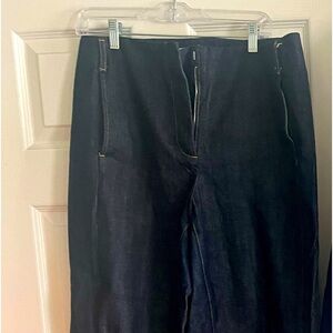 Adding the pants to the blazer. Tory Burch